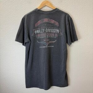 Harley Davidson Daytona Beach FL T Shirt Graphic Tee Vintage Style